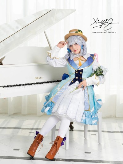 小樱 cosplay Ayaka Kamisato – Genshin Impact