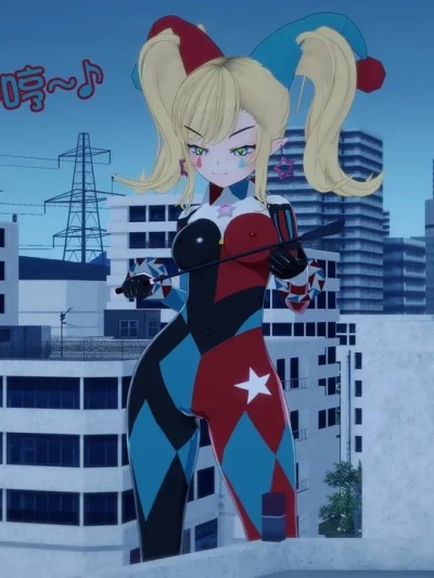 [LoliLAB]【萝研社】N001 – 蓝汐大危机！激战！召唤怪人の小丑女