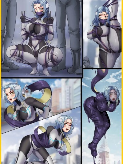 [King] 紧身衣女战士被寄生生物肆意玩弄