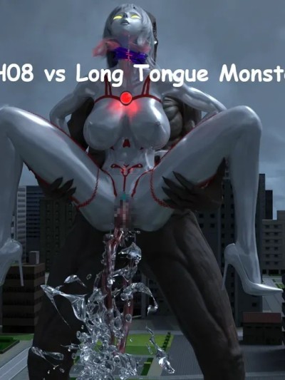 [XognaM Test.Ver] Ultraheroine Defeated: UH08 vs Long Tongue Monster
