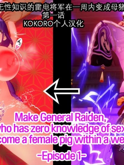 [KOKORO个人汉化] [basenokim] 性知识ゼロの雷电将军を一週间以内にメス豚落ちさせろ！1-6 [中国翻訳]