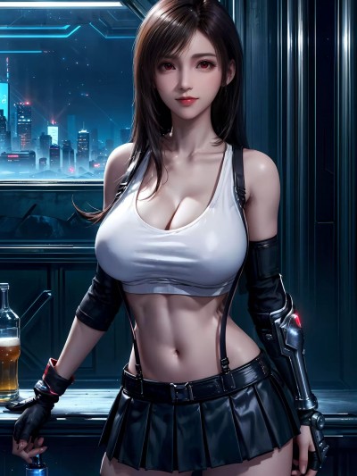 [AI Generated]最终幻想 蒂法荤素