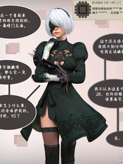 2B的奇怪芯片 [个人译制] [Grakio] 2B – B1m80 Chip