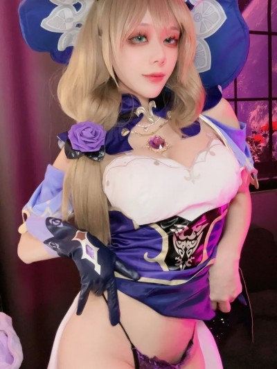 九言 cosplay Lisa – Genshin Impact